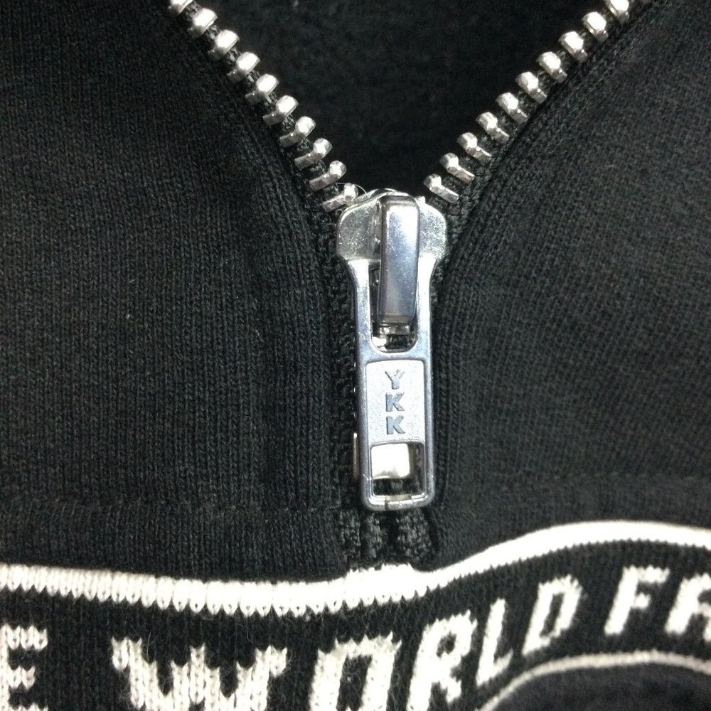 Supreme World Famous 1/4 Zip Sweater Sweatshirt M - Picture 4 of 12
